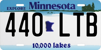 MN license plate 440LTB