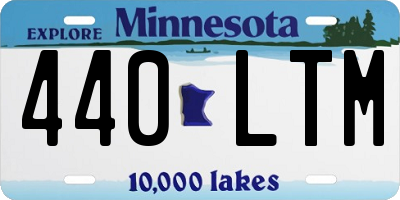 MN license plate 440LTM