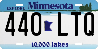 MN license plate 440LTQ