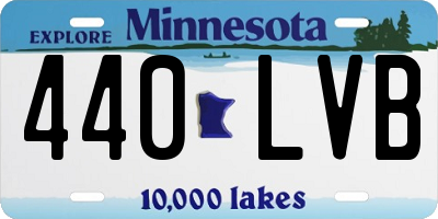 MN license plate 440LVB