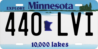 MN license plate 440LVI