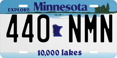 MN license plate 440NMN