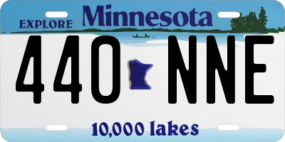 MN license plate 440NNE
