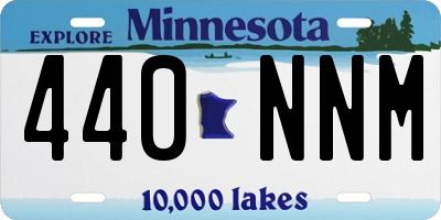 MN license plate 440NNM