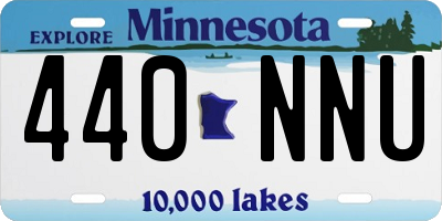 MN license plate 440NNU