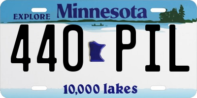 MN license plate 440PIL