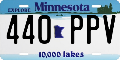MN license plate 440PPV
