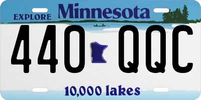 MN license plate 440QQC