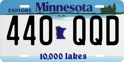 MN license plate 440QQD
