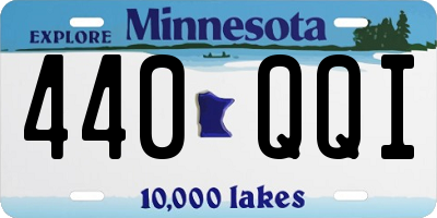 MN license plate 440QQI