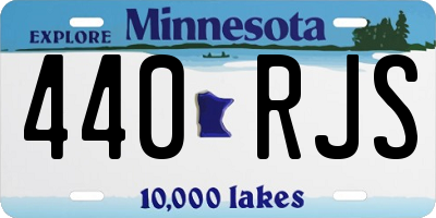 MN license plate 440RJS