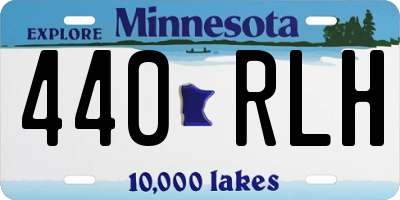 MN license plate 440RLH