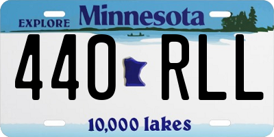 MN license plate 440RLL