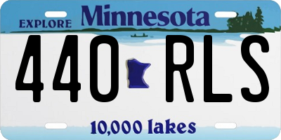MN license plate 440RLS