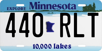 MN license plate 440RLT