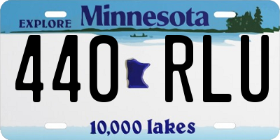 MN license plate 440RLU