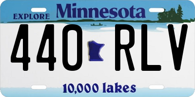 MN license plate 440RLV