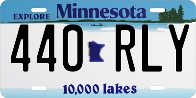 MN license plate 440RLY