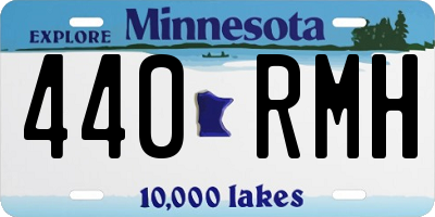 MN license plate 440RMH