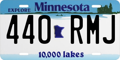 MN license plate 440RMJ