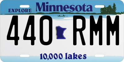 MN license plate 440RMM