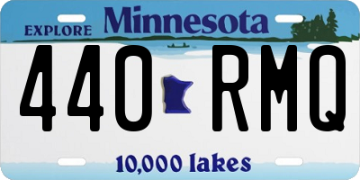MN license plate 440RMQ