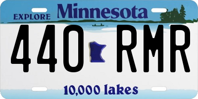 MN license plate 440RMR