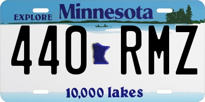 MN license plate 440RMZ