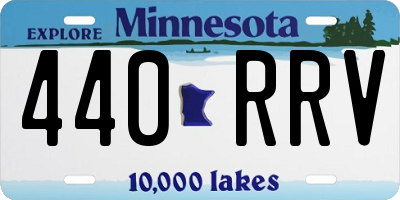 MN license plate 440RRV
