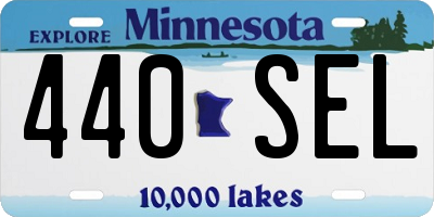 MN license plate 440SEL
