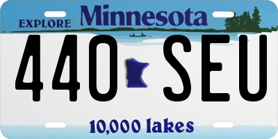 MN license plate 440SEU