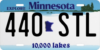 MN license plate 440STL