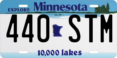 MN license plate 440STM