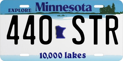 MN license plate 440STR