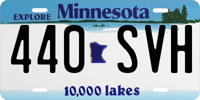 MN license plate 440SVH