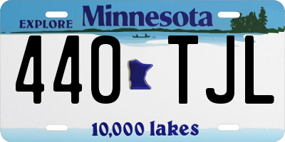 MN license plate 440TJL