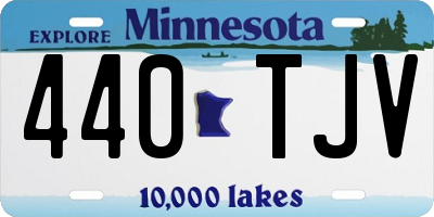 MN license plate 440TJV