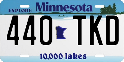 MN license plate 440TKD