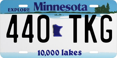 MN license plate 440TKG