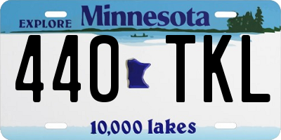 MN license plate 440TKL