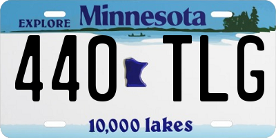 MN license plate 440TLG