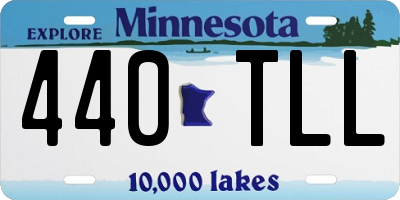 MN license plate 440TLL