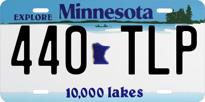 MN license plate 440TLP