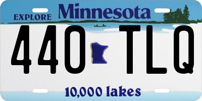 MN license plate 440TLQ