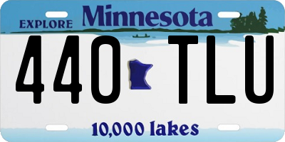 MN license plate 440TLU