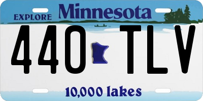 MN license plate 440TLV