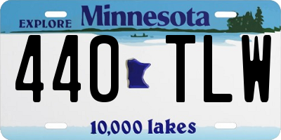 MN license plate 440TLW