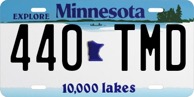 MN license plate 440TMD