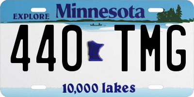 MN license plate 440TMG