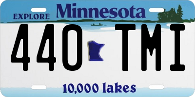 MN license plate 440TMI